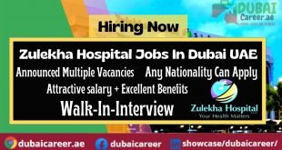 Zulekha Hospital Careers In Dubai