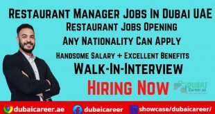 Restaurant Careers Jobs In Dubai