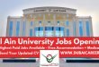 Al Ain University Careers In UAE