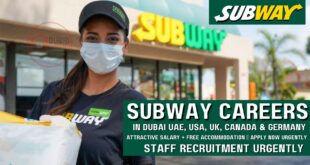 Subways Careers - Subways UAE Careers