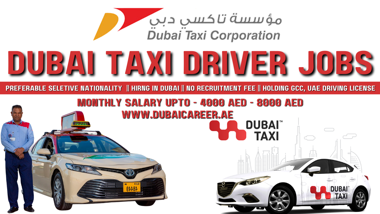 Dubai Taxi Careers - Dubai Taxi Jobs