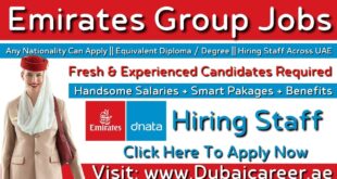 Emirates Group Careers in Dubai - Emirates Group Jobs