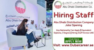ADDC Careers In Abu Dhabi - Abu Dhabi Distribution Company Jobs