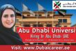 Abu Dhabi University Jobs 