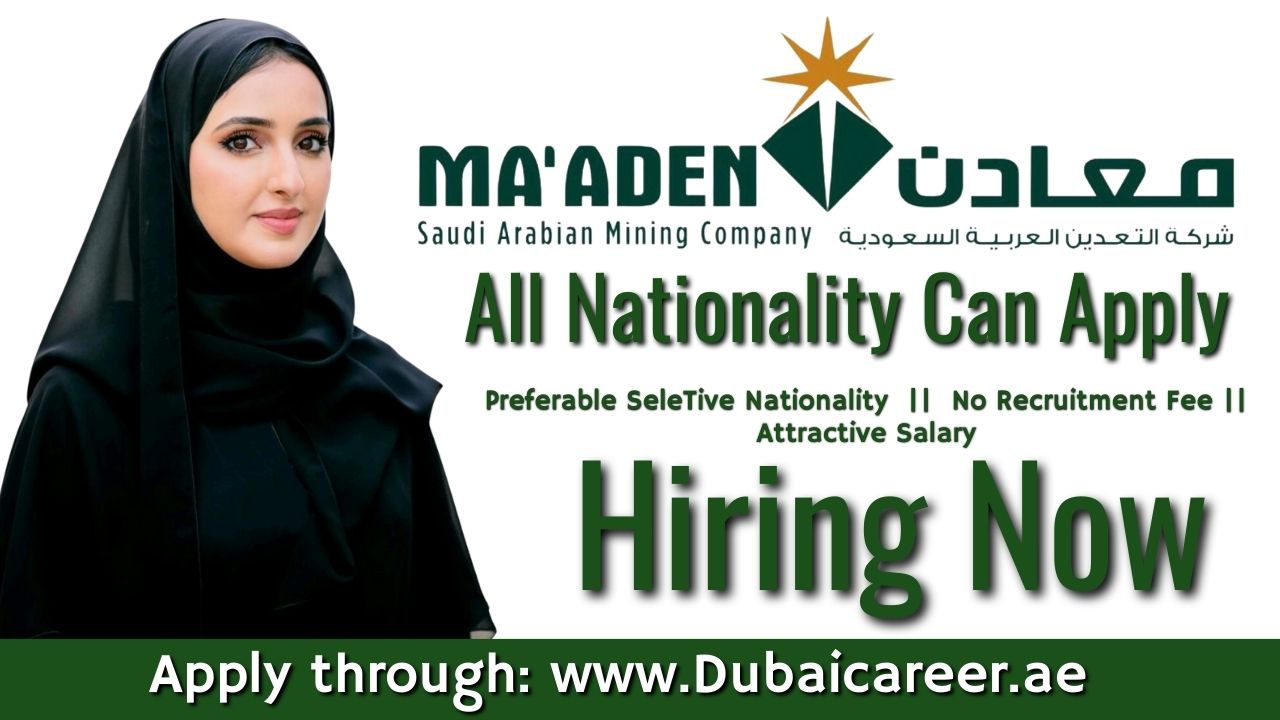 Maaden Saudi Arabia Careers - Maaden Jobs