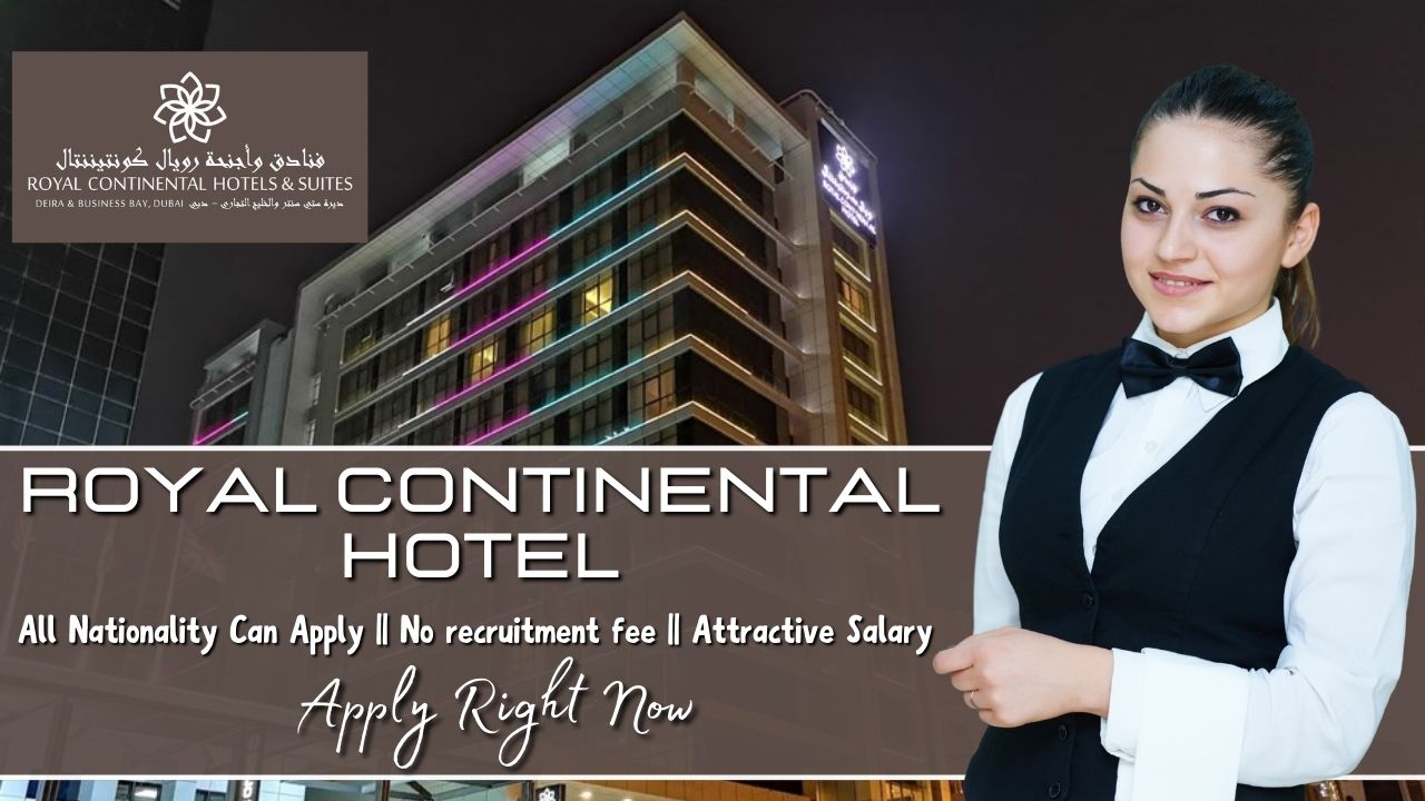 Royal Continental Hotel Careers - Royal Continental Hotel Jobs