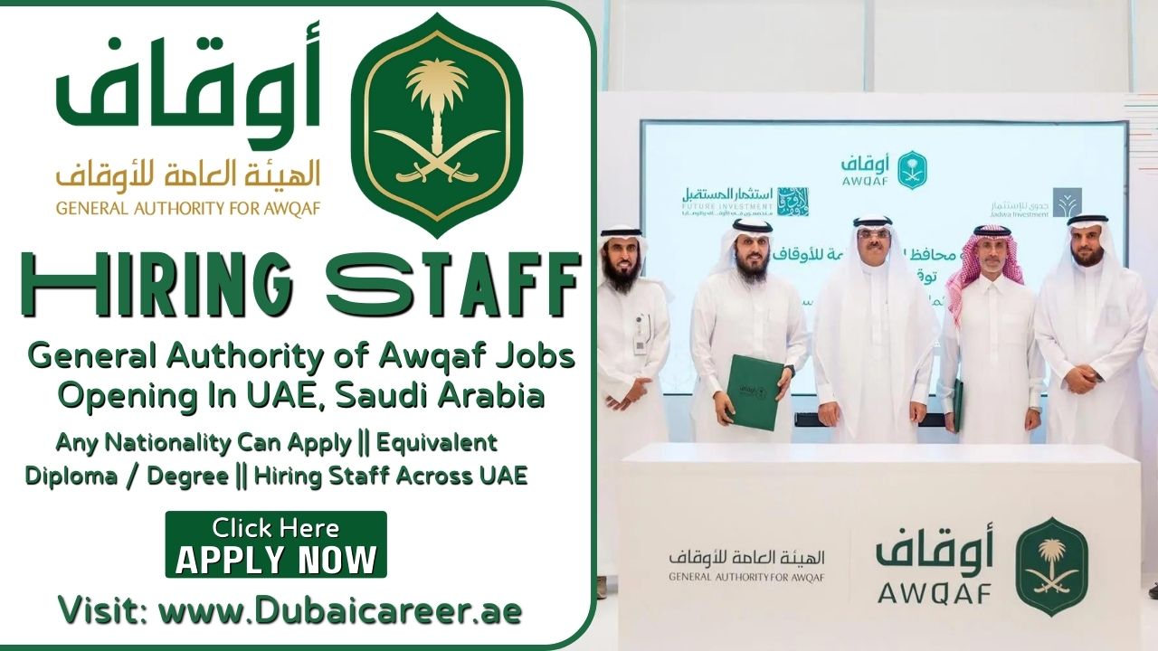 General Authority Of Awqaf Careers - General Authority Of Awqaf Jobs