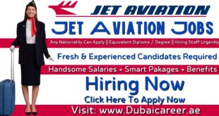 Jet Aviation Careers In Dubai - Jet Aviation Jobs