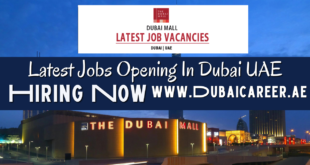 Dubai Mall Careers In Dubai, Dubai Mall Jobs In Dubai