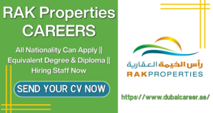 Rak Properties Careers, Rak Properties Jobs