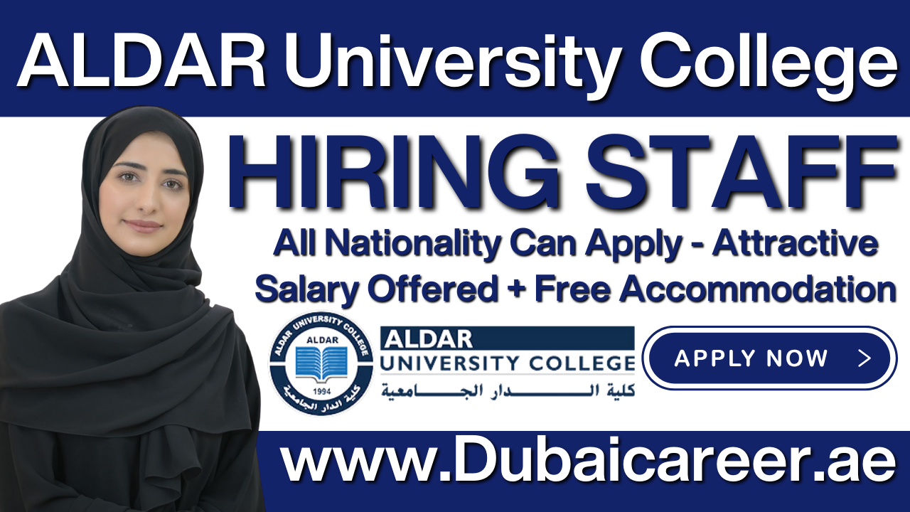 Aldar University College Careers, Aldar University College Jobs
