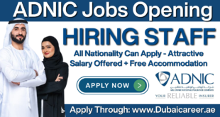 Adnic Careers (Abu Dhabi National Insurance Company Jobs) Adnic Jobs