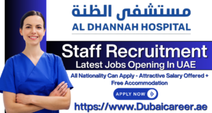 Al Dhannah Hospital Careers, Al Dhannah Hospital Jobs
