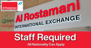 Al Rostamani Exchange Jobs, Al Rostamani Exchange Careers