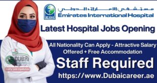 Emirates International Hospital Jobs, Emirates International Hospital Careers