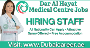 Dar Al Hayat Medical Centre Jobs, Dar Al Hayat Medical Centre Careers