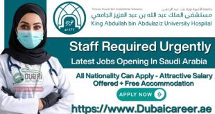 King Abdulaziz University Hospital Jobs, King Abdulaziz University Hospital Careers