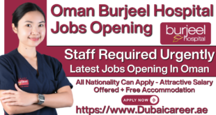 Oman Burjeel Hospital Jobs, Oman Burjeel Hospital Careers