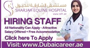 Sharjah Equine Hospital Jobs, Sharjah Equine Hospital Careers